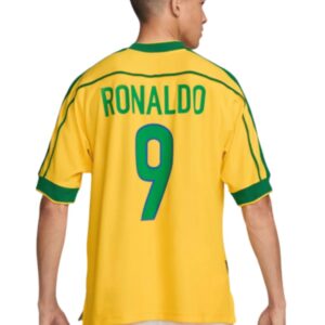 Brazil 1998 I Home Jersey Retro - RONALDO 9