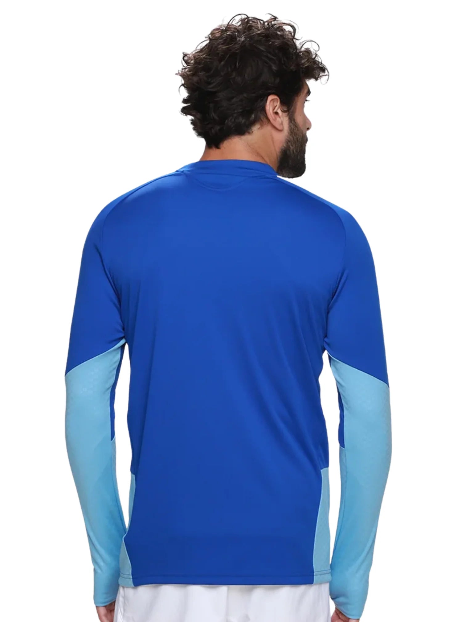 Cruzeiro Adidas 26/27 Training Shirt Men's, Long Sleeve - Blue - Image 3