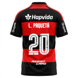 Flamengo 26/27 Home Jersey #PAQUETA - All Sponsors - Fan Version