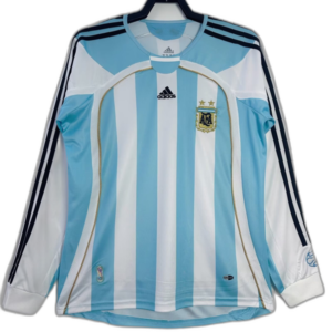 Argentina 06/07 I Home Jersey - Long Sleeve Retro Version