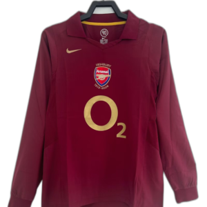 Arsenal 05/06 I Home Jersey - Long Sleeve Retro Version