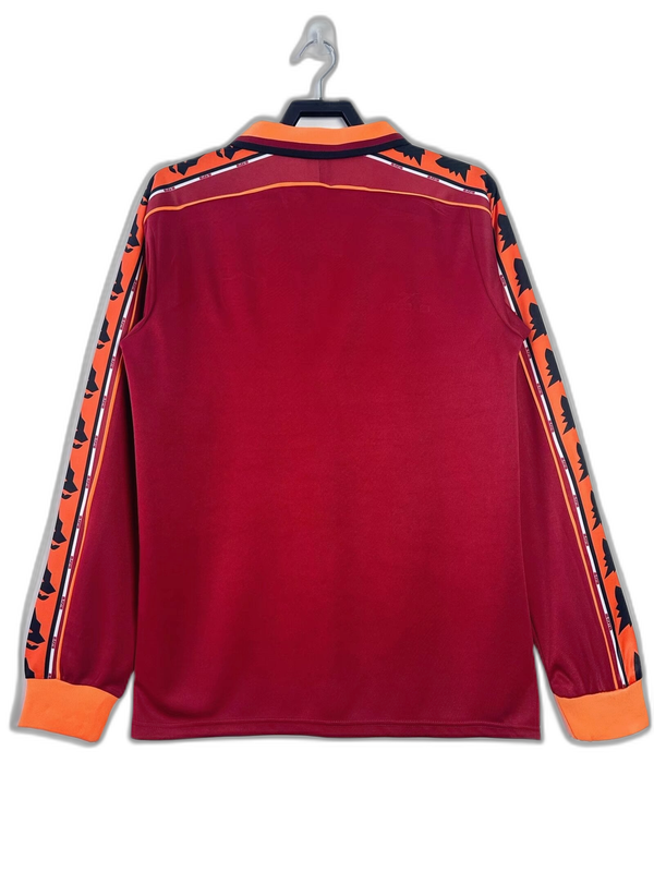AS Roma 98/99 I Home Jersey - Long Sleeve Retro Version - Image 2
