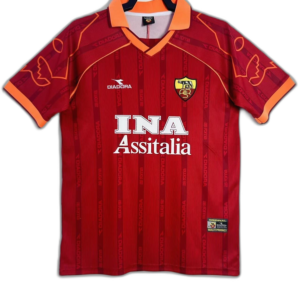 AS Roma 99/00 I Home Jersey - Retro Version