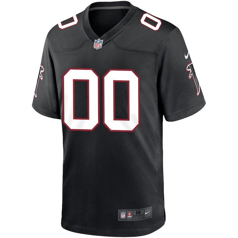 Atlanta Falcons - Throwback Custom NFL Game Jersey - Black - Image 2