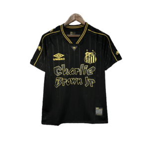 Santos 24/25 Charlie Brown JR Jersey - Black - Fan Version