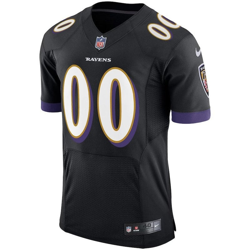 Baltimore Ravens - Speed Machine Custom NFL Jersey - Black - Image 2