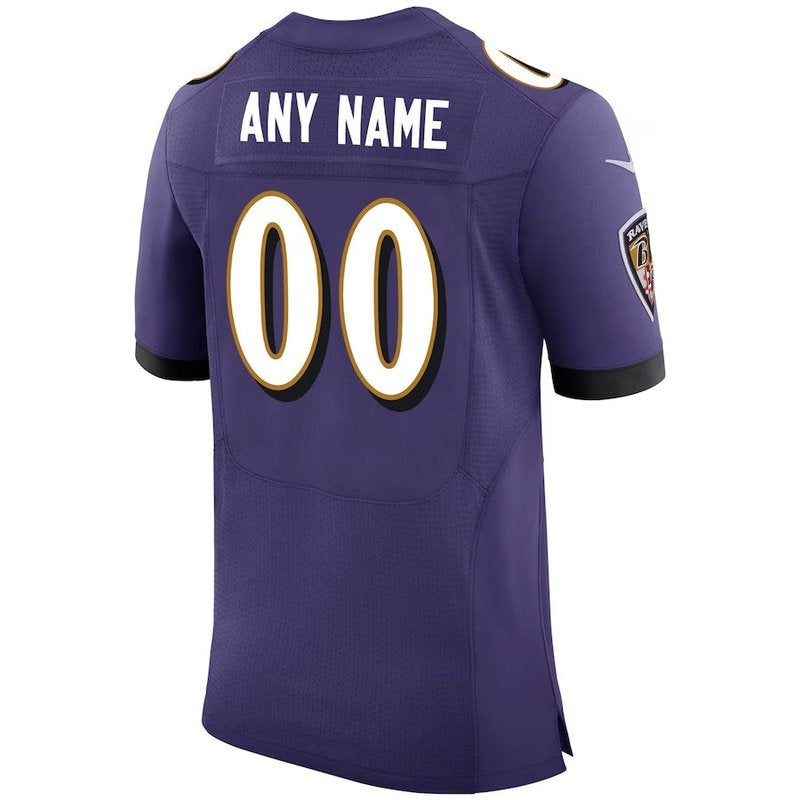 Baltimore Ravens - Speed Machine Custom NFL Jersey - Purple - Image 3