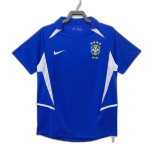 Brazil 2002 II Away Jersey - Retro Version