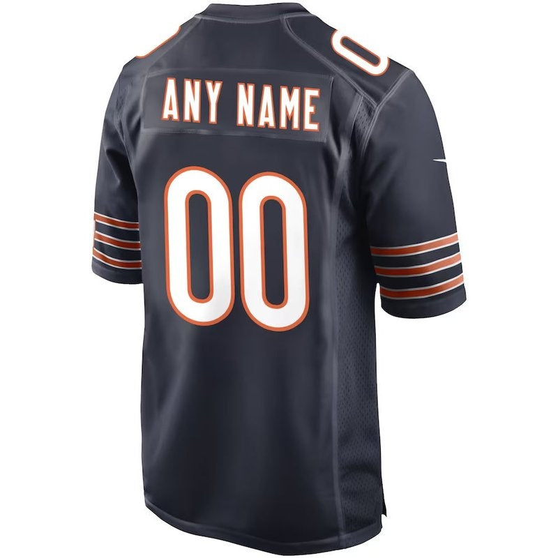 Chicago Bears - Custom NFL Game Jersey - Navy - Image 3