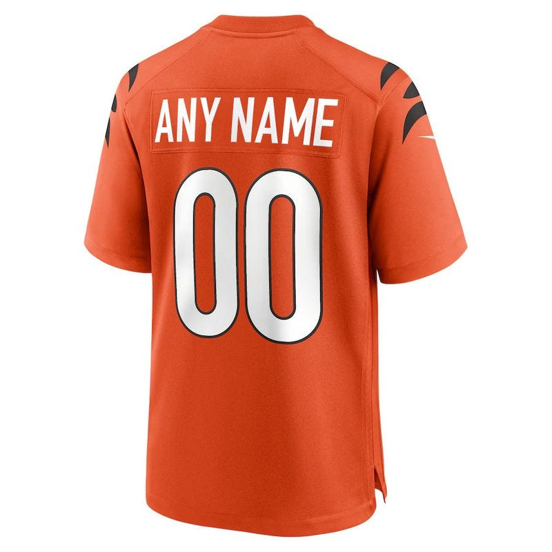 Cincinnati Bengals - Alternate Custom NFL Game Jersey - Orange - Image 3