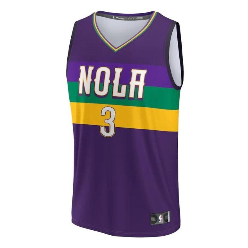 CJ McCollum New Orleans Pelicans Unisex 2023 Fastbreak NBA Jersey - City Edition - Purple - Image 2