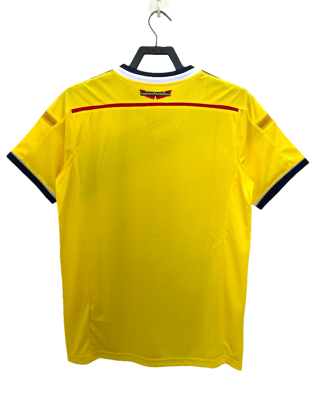 Colombia 2014 I Home Jersey - Retro Version - Image 2