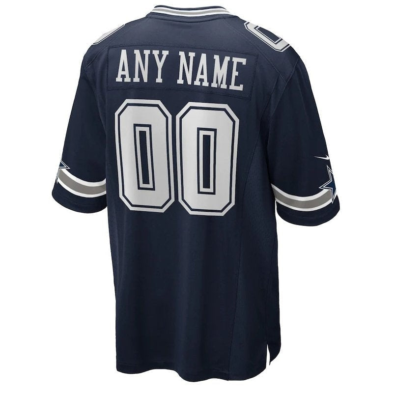 Dallas Cowboys - Custom NFL Game Jersey - Navy - Image 3