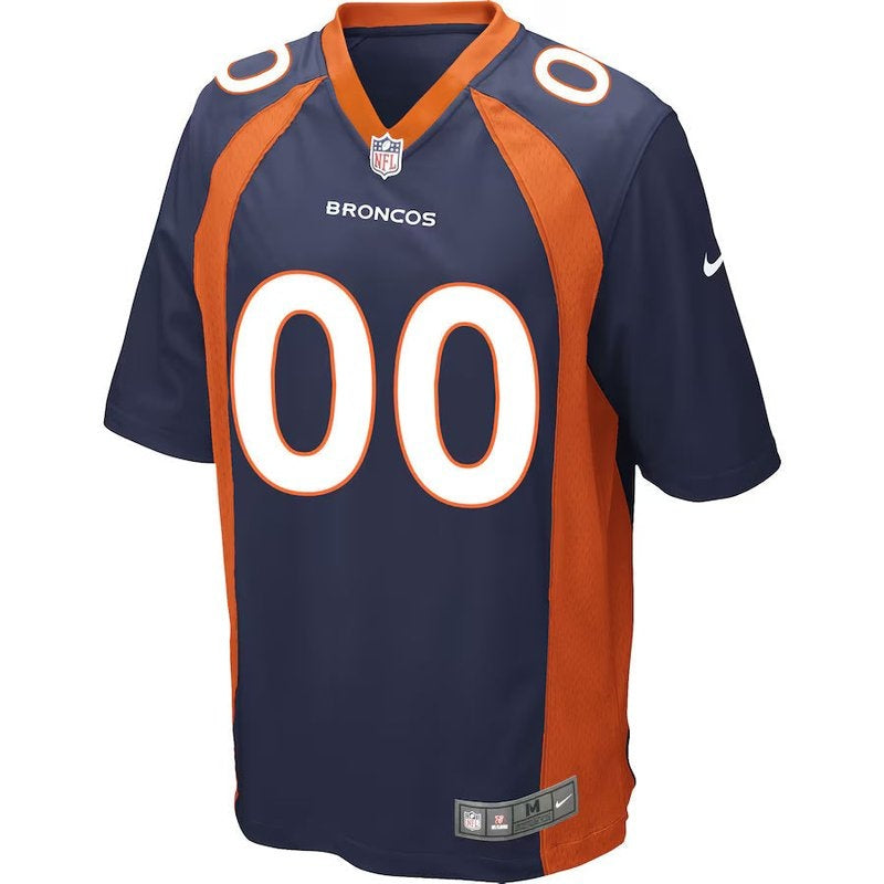 Denver Broncos - Alternate Custom NFL Game Jersey - Navy - Image 2