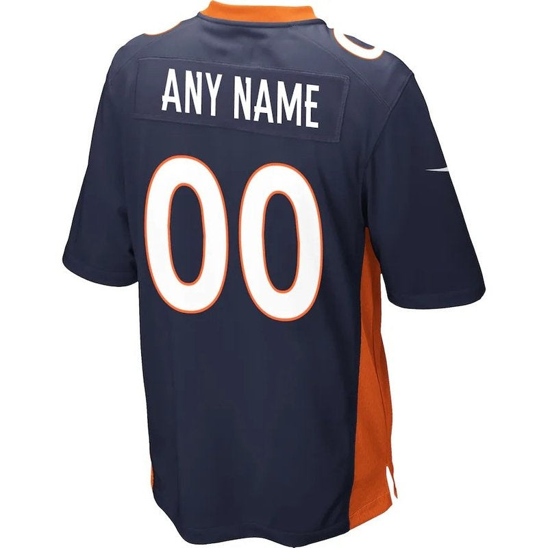 Denver Broncos - Alternate Custom NFL Game Jersey - Navy - Image 3