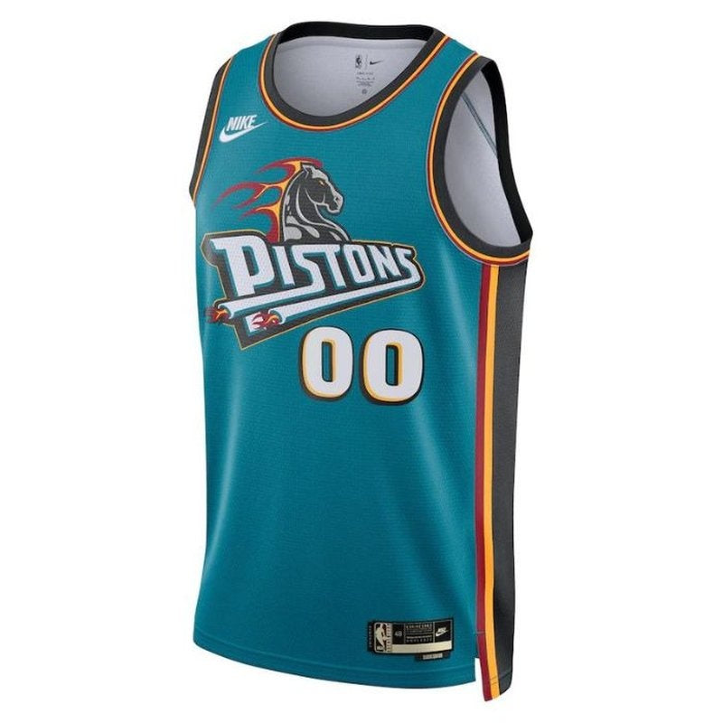 Detroit Pistons Unisex 2023 NBA Jersey - Classic Edition - Teal - Image 2