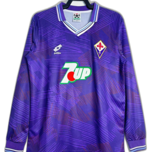 Fiorentina 92/93 I Home Jersey - Long Sleeve Retro Version