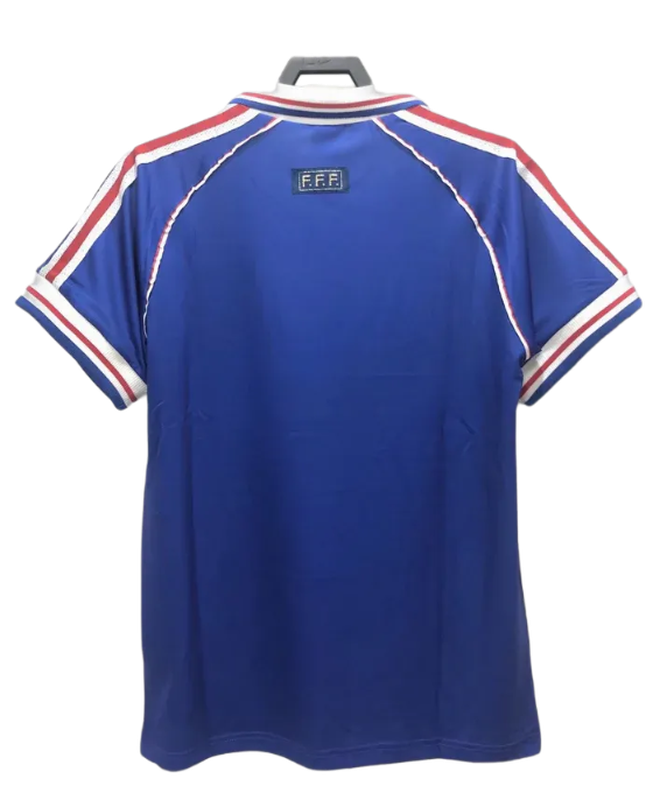 France 1998 I Home Jersey - Retro Version - Image 2