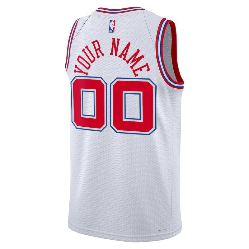 Houston Rockets Unisex 23/24 NBA Jersey - White - City Edition - Image 3