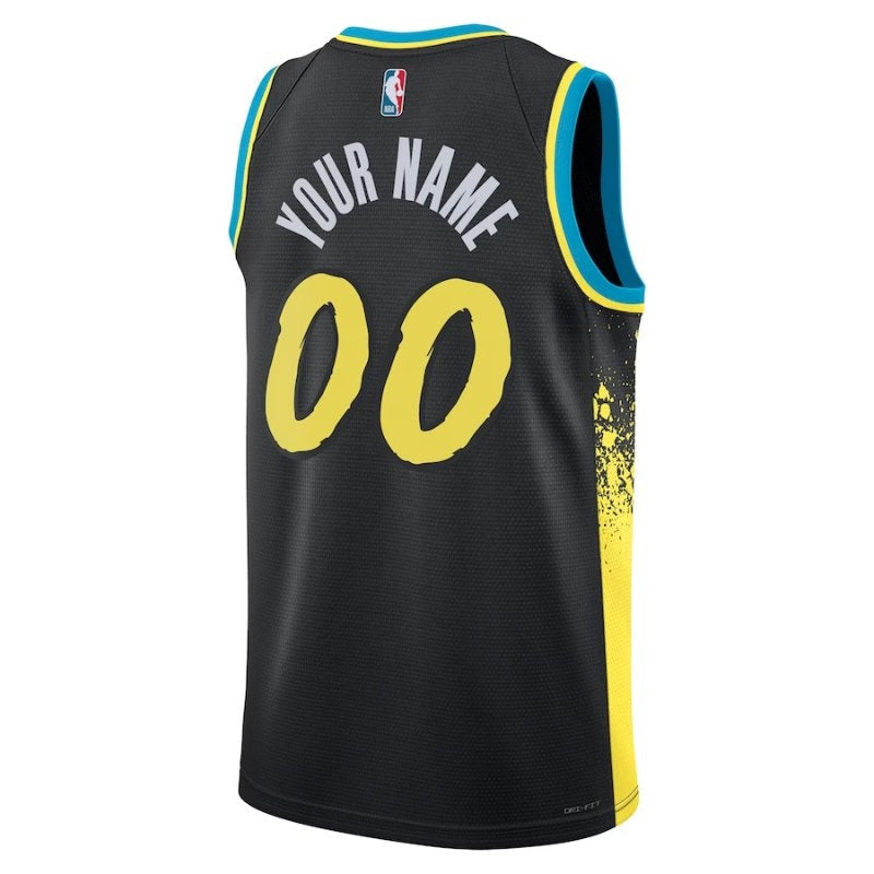 Indiana Pacers Unisex 23/24 NBA Jersey - Black - City Edition - Image 2