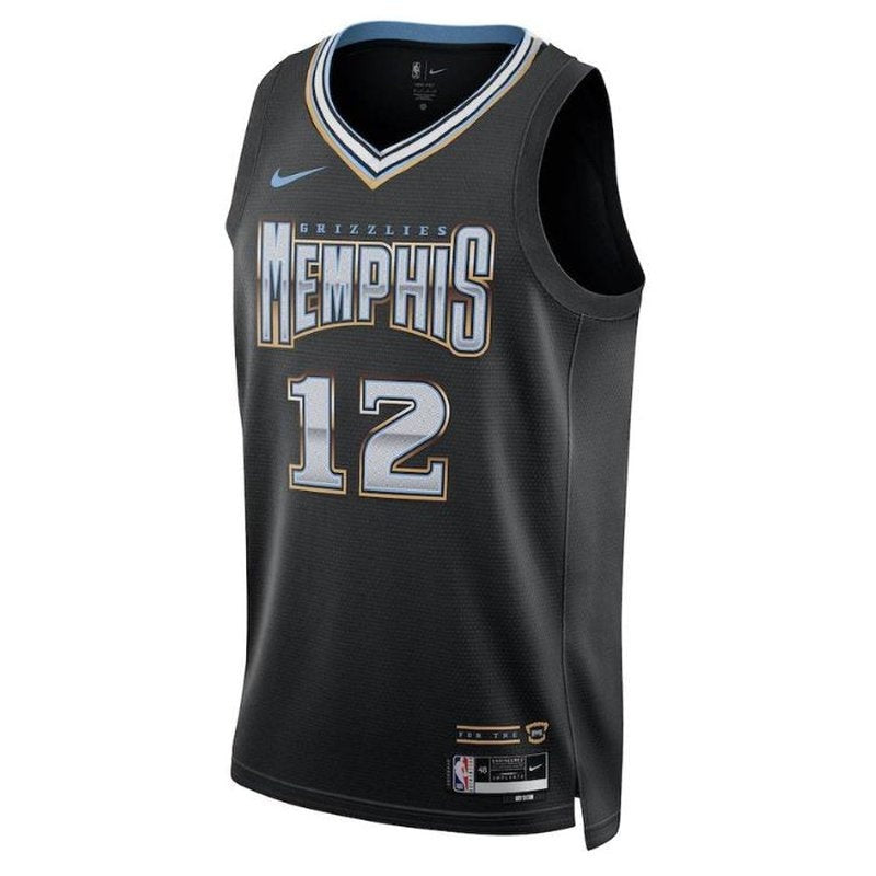 Ja Morant Memphis Grizzlies Unisex 2023 NBA Jersey - City Edition - Black - Image 2