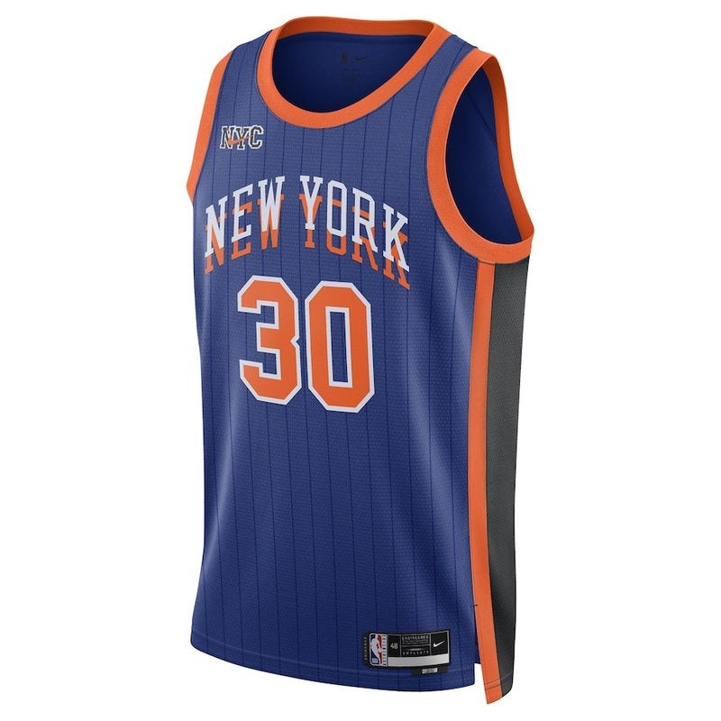 Julius Randle New York Knicks Unisex 23/24 NBA Jersey - Blue - City Edition - Image 2
