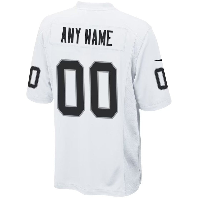 Las Vegas Raiders - Custom NFL Game Jersey - White - Image 3