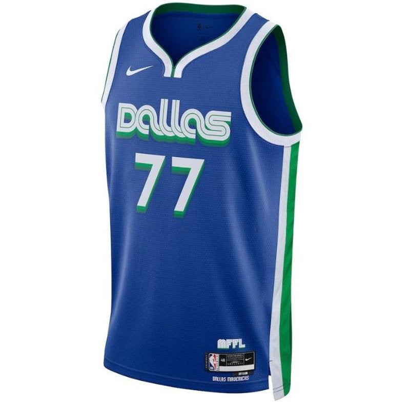 Luka Dončić - Dallas Mavericks Unisex 2023 NBA Jersey - City Edition - Blue - Image 2