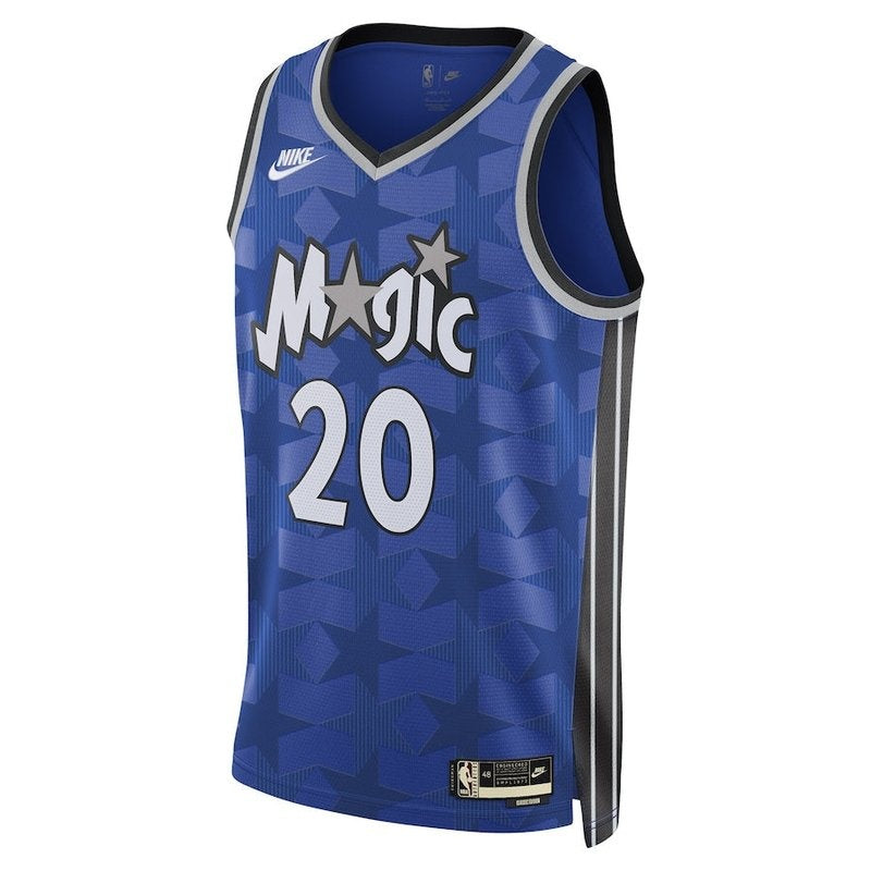 Markelle Fultz Orlando Magic Unisex 23/24 NBA Jersey – Classic Edition - Blue - Image 2