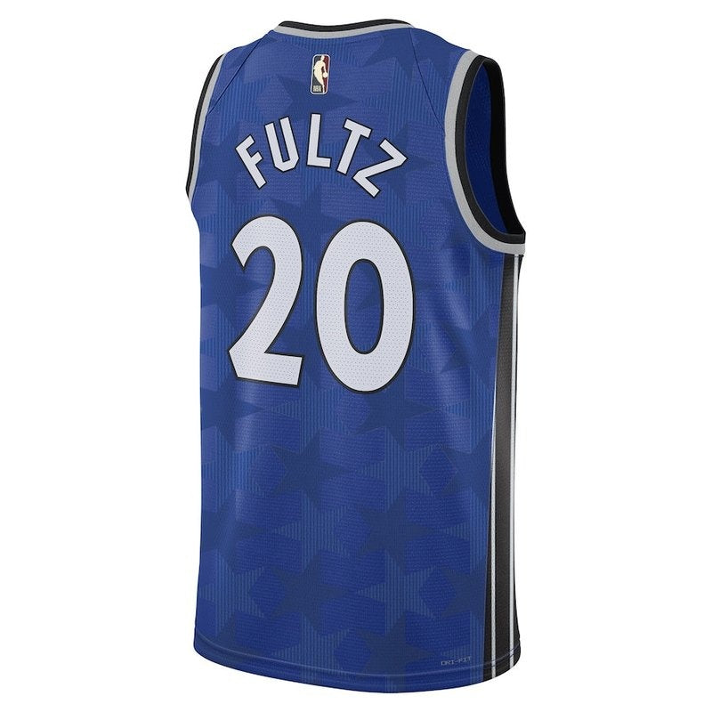 Markelle Fultz Orlando Magic Unisex 23/24 NBA Jersey – Classic Edition - Blue - Image 3
