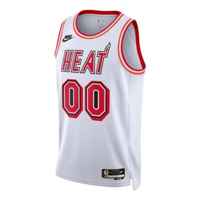 Miami Heat Unisex 2023 NBA Jersey - Classic Edition - White - Image 2
