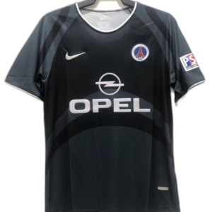 Paris Saint-Germain (PSG) 2001 Black Jersey - Retro Version