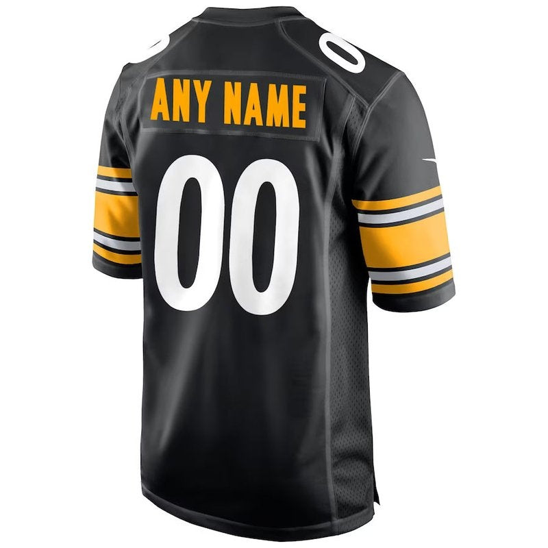 Pittsburgh Steelers - Custom NFL Game Jersey - Black - Image 3