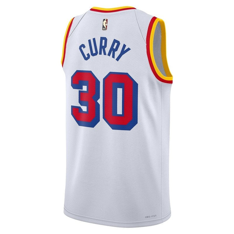 Stephen Curry Golden State Warriors Unisex 2024/25 NBA Jersey - White - Classic Edition - Image 3