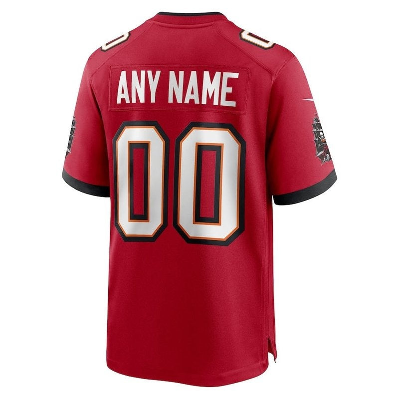 Tampa Bay Buccaneers - Custom NFL Game Jersey - Red - Image 3