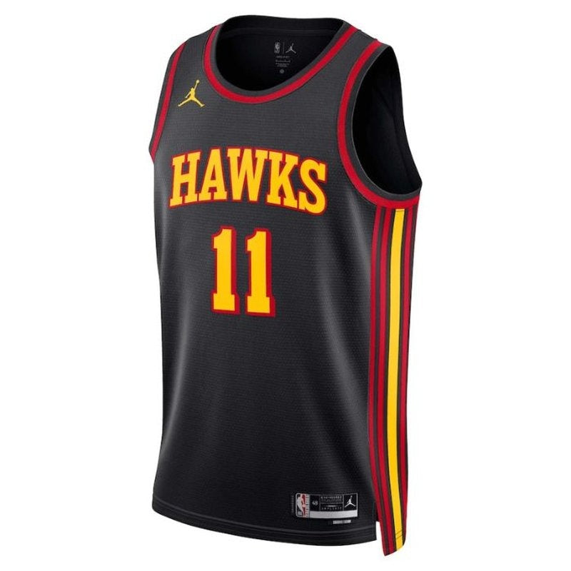 Trae Young Atlanta Hawks 2023 Statement Edition NBA Jersey - Black - Image 2