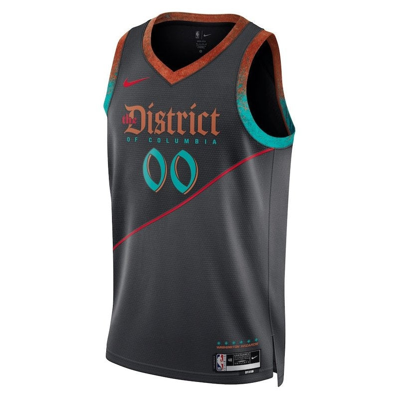 Washington Wizards Unisex 23/24 NBA Jersey - Black - City Edition - Image 2